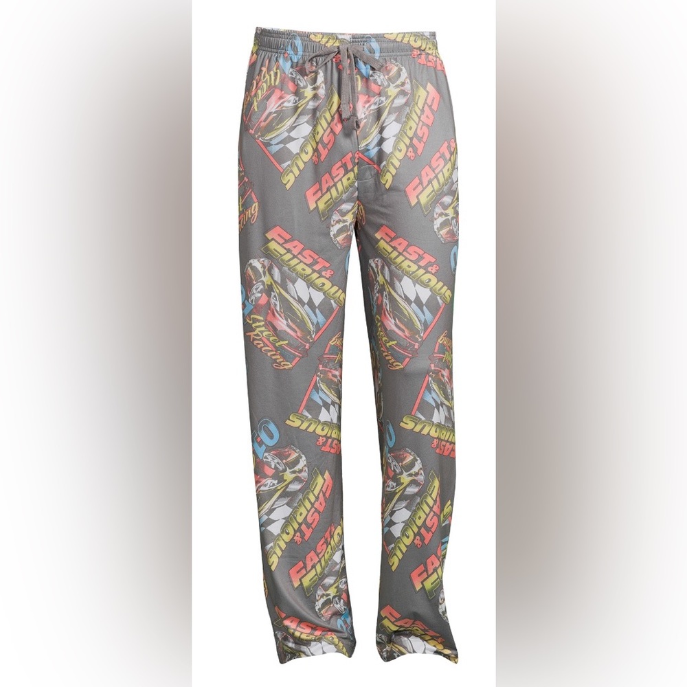 Fast & Furious, Adult Mens, Logo Pajamas Sleep Pants